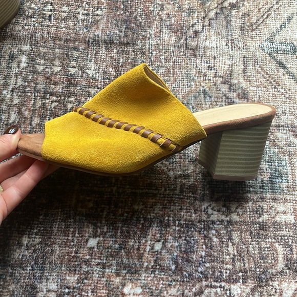 Farylrobin Color Pop Whipstitch Block Heels Anthropologie size 7.5 - Picture 6 of 8